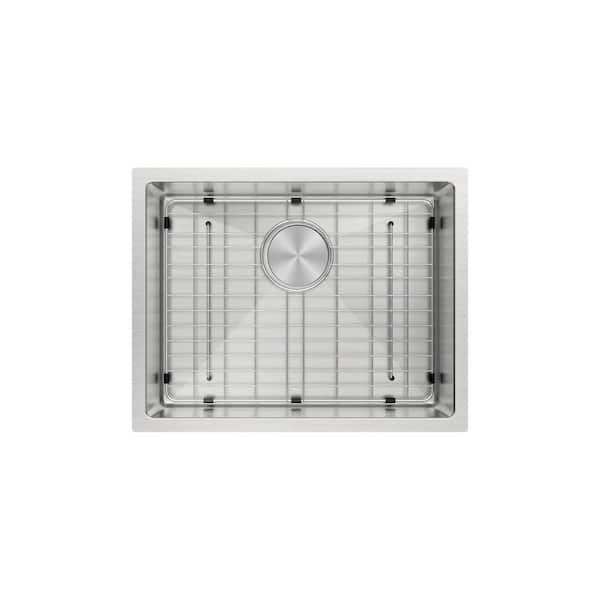 ZUHNË Modena Undermount Kitchen Sink Set, 16-Gauge Stainless Steel (23-in. Single Bowl)