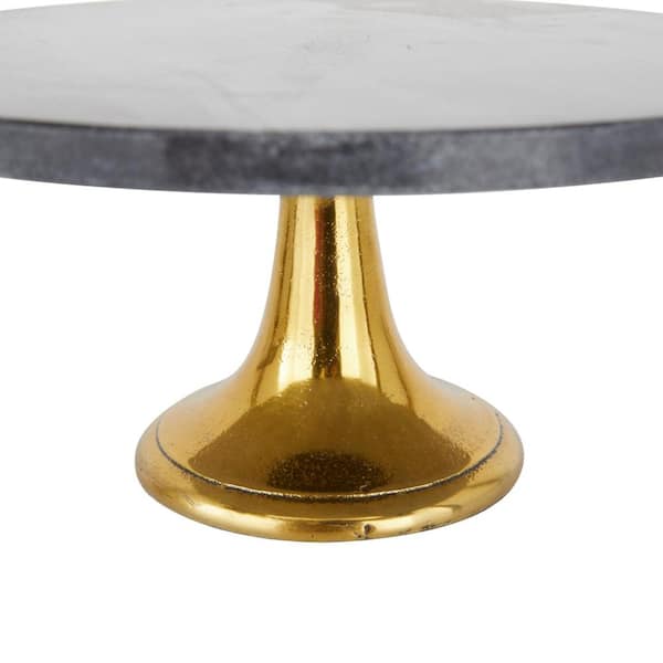 Black Aluminum Glam Cake Stand (Set of 3)