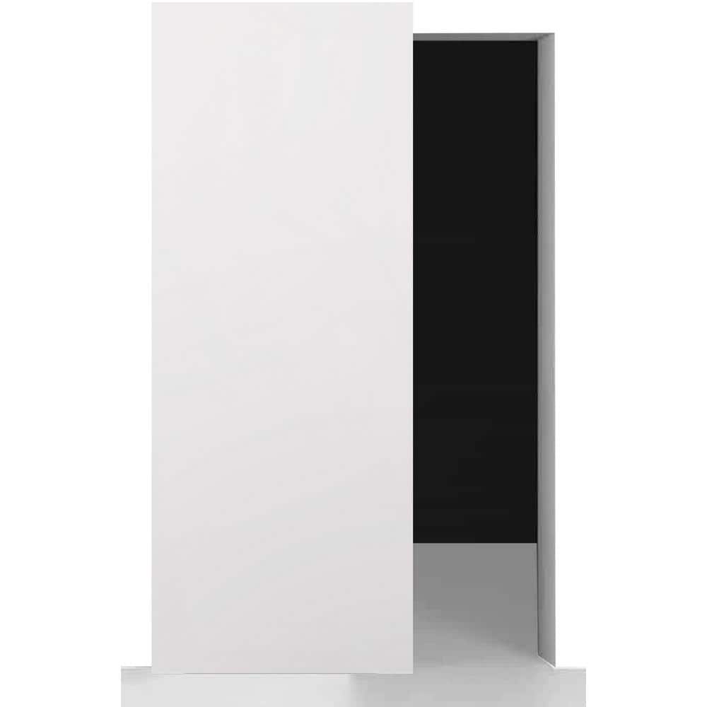 Flush 36 in. x 84 in. Primed Manufactured Wood w/BaseBoard Hidden Sliding Barn Door with Hardware Kit price history on PriceWatchPro
