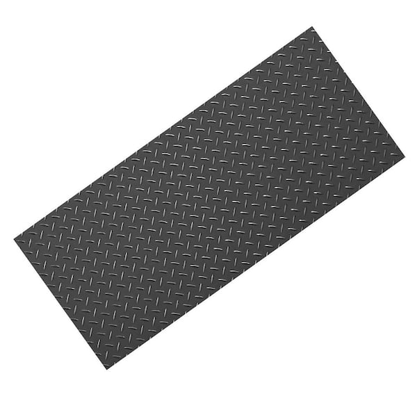 Garage Floor Roll, 7.5 x 20 ft. Garage Flooring Mat, 2.2 mm Thickened PVC Diamond Plate Floor Protector Mat, Black