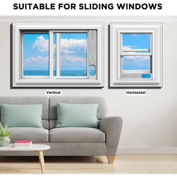 Turbro Window Slide Kit Plate For, Sliding Door Ac Vent Kit