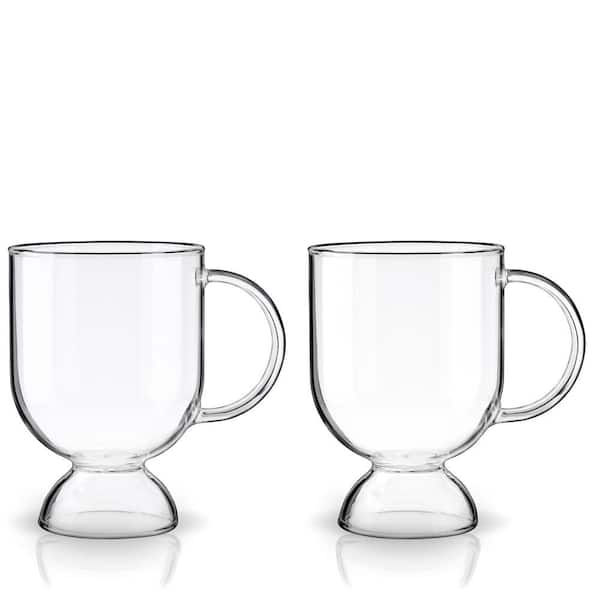 Viski Hot Toddy Glass, Irish Coffee Mug for Mulled Wine, Spiked Cider,  Eggnog, 12 oz., Clear Glass 5061 - The Home Depot