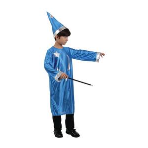 Blue and Silver Wizard Magician Boy Child Halloween Costume - Extra Large