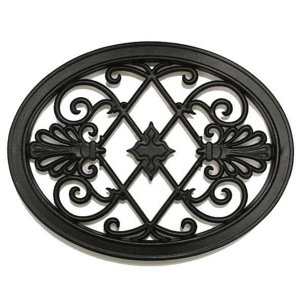EZ Install 8-Standard Fence Board Arched Pro Gate Frame with One 13 in. x 17 in. Oval Gate Insert