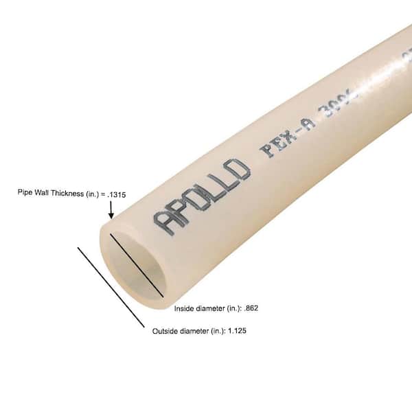 1 in. x 5 ft. White PEX Pipe 1 in. x 5 ft. White PEX Pipe