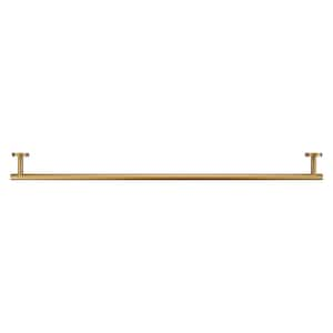 36 in. Wall Mounted Single Towel Bar Bath Hardware Accessory in Brushed Gold