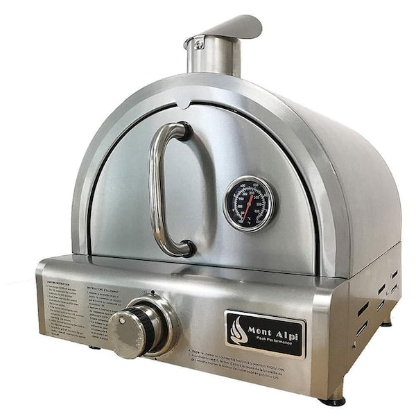 Mont Alpi Portable Propane Gas Outdoor Pizza Oven - MAPZ-SS