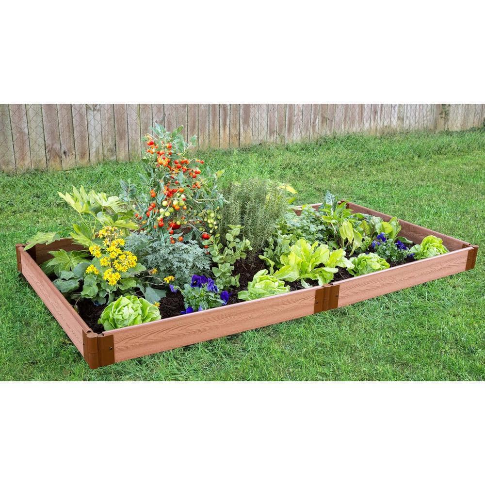 Classic Sienna Composite Raised Garden Bed 4' x 8' x 5.5"