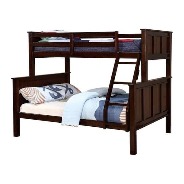 Gracie Dark Walnut Twin/Full Bunk Bed