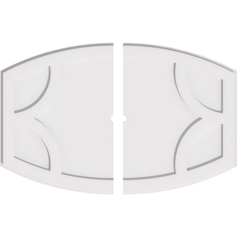 34 in. W x 22-5/8 in. H x 1 in. ID x 1 in. P Kailey Architectural Grade PVC Contemporary Ceiling Medallion (2-Piece) price history on PriceWatchPro