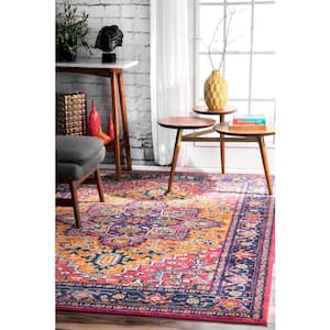 Vonda Persian Orange 8 ft. x 10 ft. Area Rug