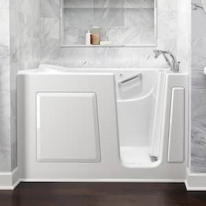 Exclusive Series 60 in. x 30 in. Right Hand Walk-In Soaking Bathtub with Quick Drain in White