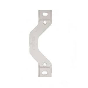Yoke/Mounting Strap with Screws Plastic Wallplate Adapter in White