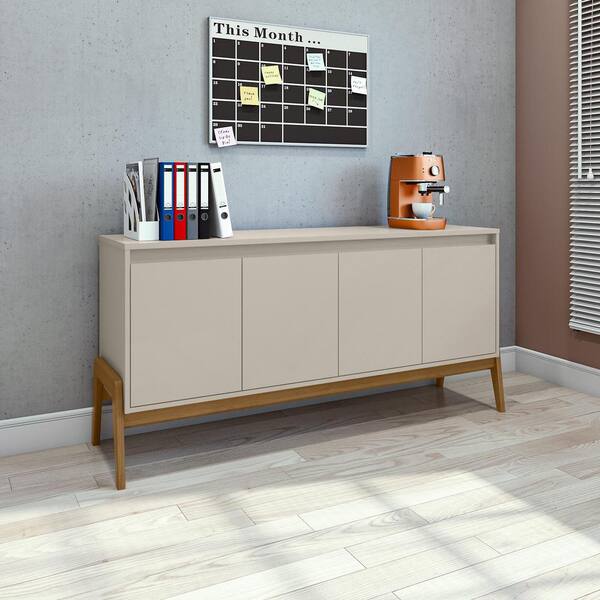 Manhattan Comfort Gales Modern Sideboard Greige