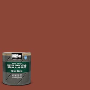 1 qt. #SC-330 Redwood Solid Color Waterproofing Exterior Wood Stain and Sealer