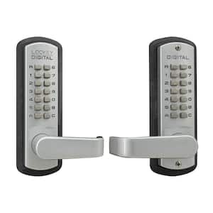 3835 Satin Chrome/Marine Grade Double Combination Mechanical Keyless Lever Lock with Passage Function