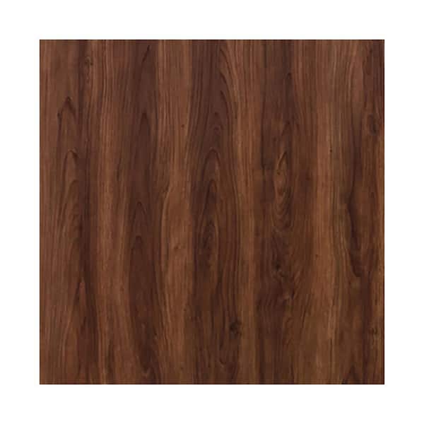 1/4 in. x 48 in. x 4 ft. Square Edge Walnut Finished Veneer MDF Boards (5-Pieces)