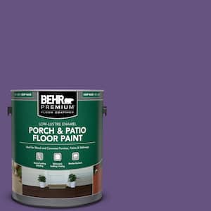 1 gal. Home Decorators Collection #HDC-MD-25 Virtual Violet Low-Lustre Enamel Int/Ext Porch and Patio Floor Paint