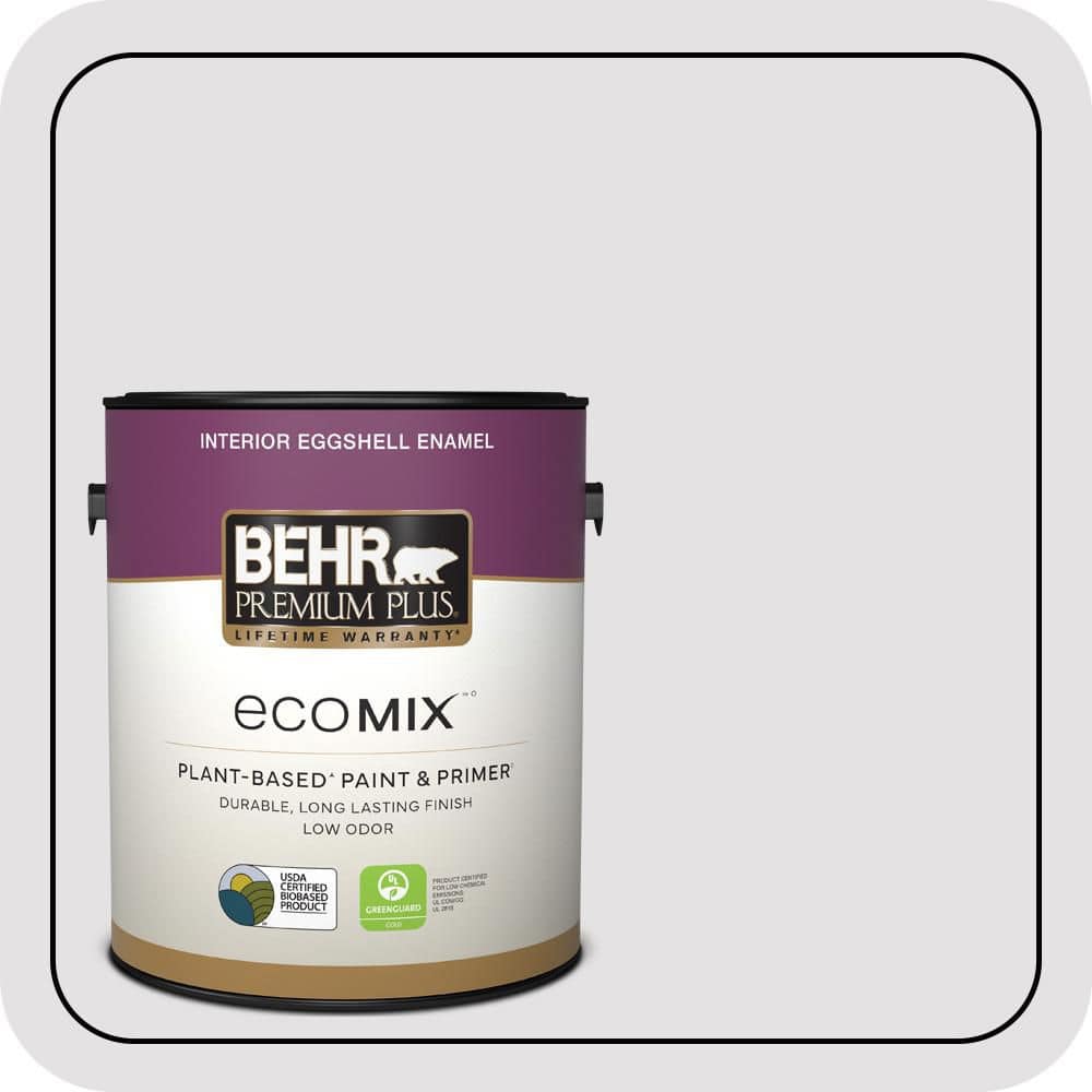 1 gal. #PR-W02 Early Crocus Eggshell Enamel EcoMix Plant-Based Interior Paint & Primer price history on PriceWatchPro