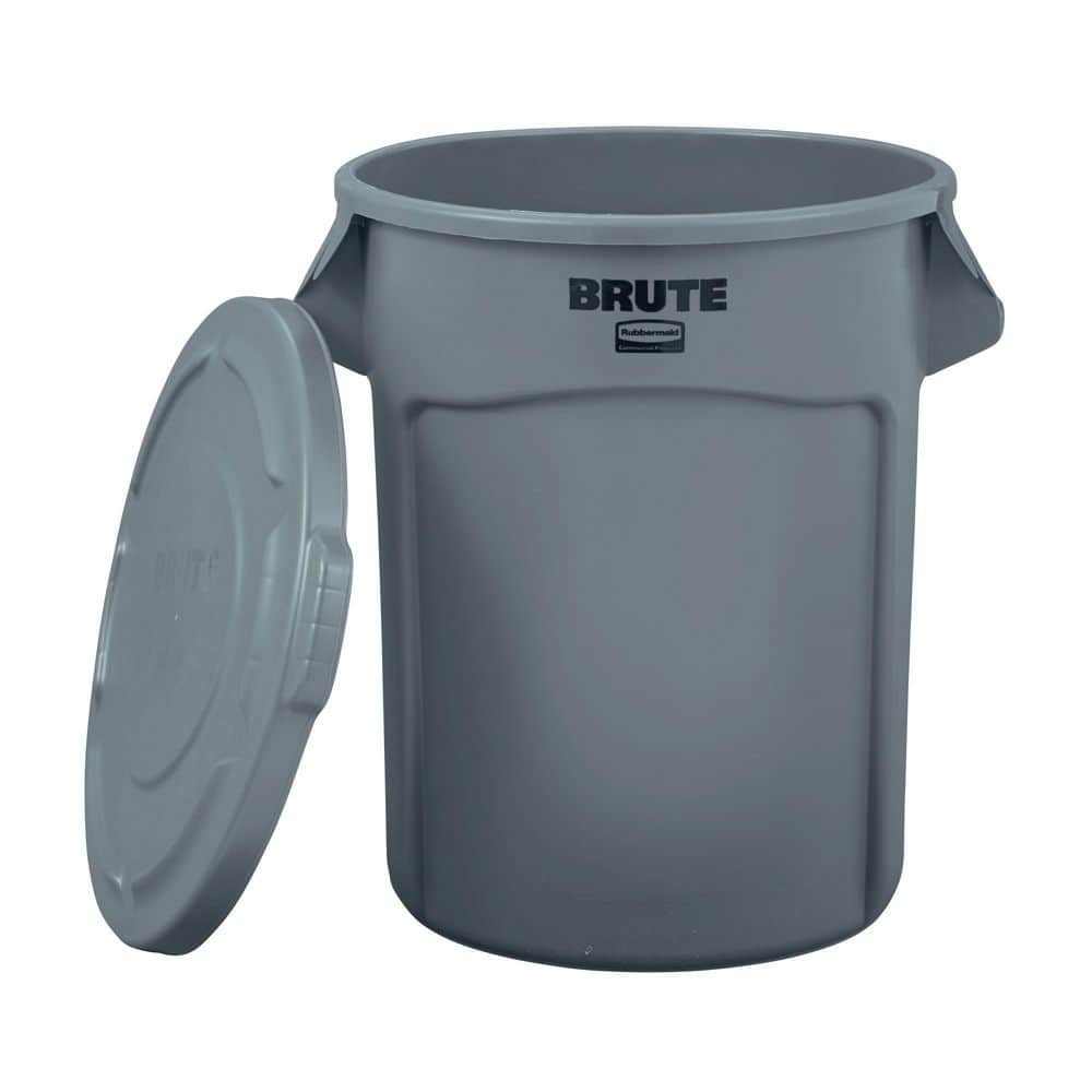 BRUTE 44 Gal. Grey Vented Plastic Outdoor Trash Can For Restaurants/Offices/Warehouses/Commercial Environments price history on PriceWatchPro