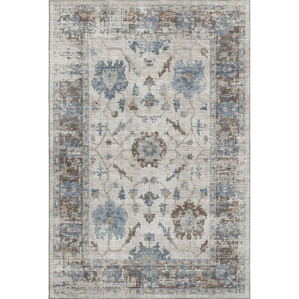 Mayfield Premium Machine Washable Abstract AMF1976 Putty 10 ft. x 14 ft. Area Rug price history on PriceWatchPro