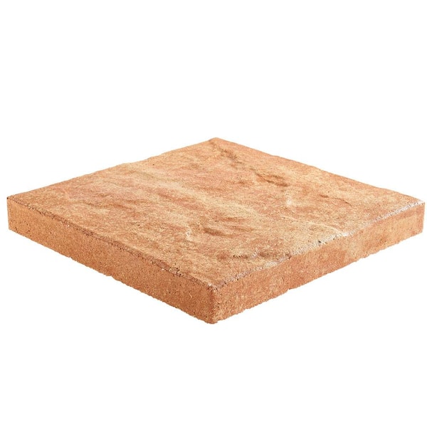 Pavestone Taverna Square 16 in. x 16 in. x 2 in. Milsap Blend Concrete Step Stone