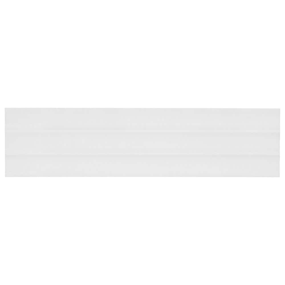 Radiant White Glazed Ceramic Subway Wall Tile 4.43'' x 17.62''
