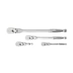 1/4 in., 3/8 in. and 1/2 in. Drive 120XP Flex Handle Ratchet Set (4-Piece)