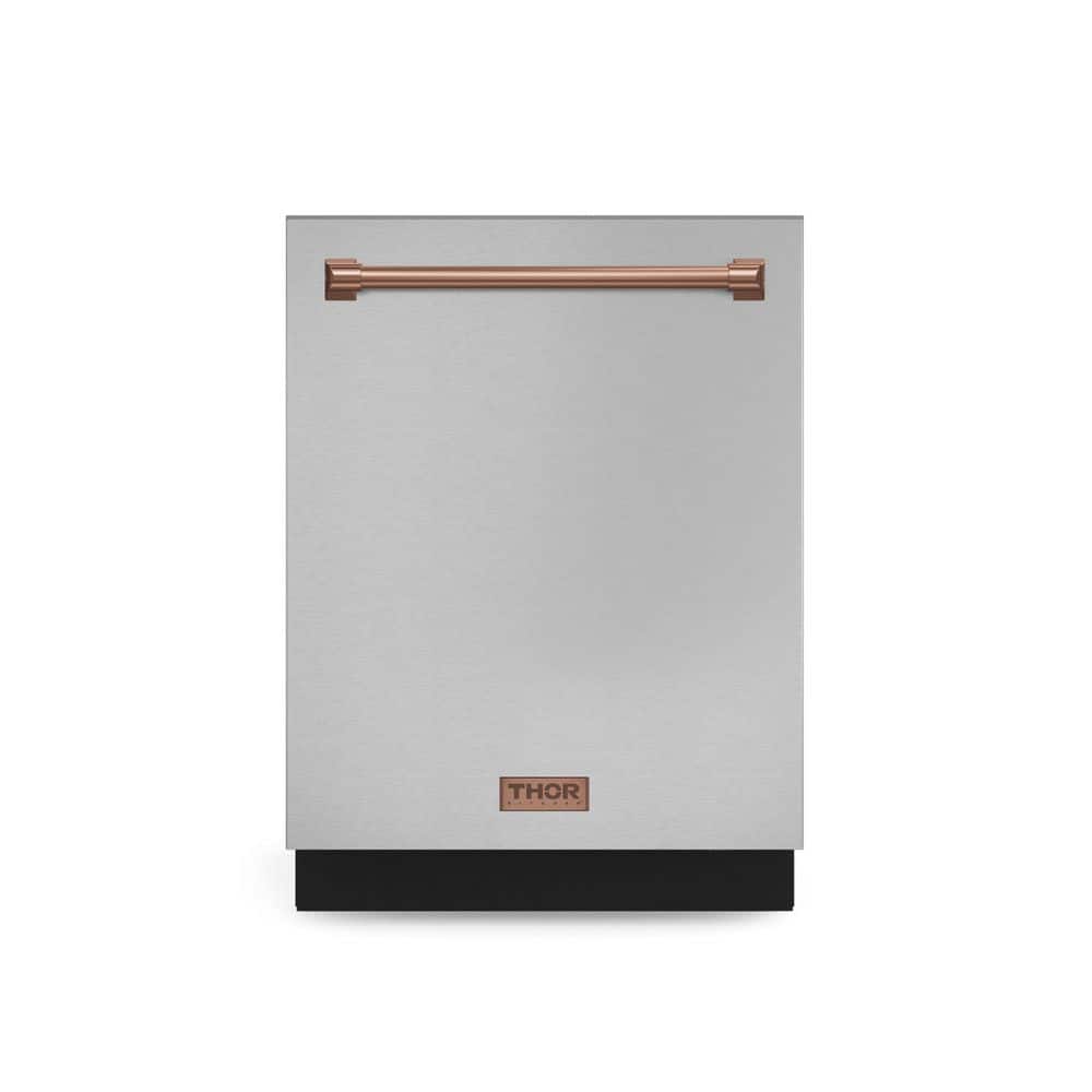 Gordon Ramsay Series 24 in. Top Control Built-In Tall Tub Dishwasher in SS/Rose Gold with 8-cycles and Open Dry