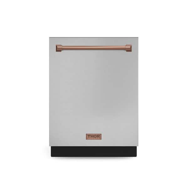 Gordon Ramsay Series 24 in. Top Control Built-In Tall Tub Dishwasher in SS/Rose Gold with 8-cycles and Open Dry