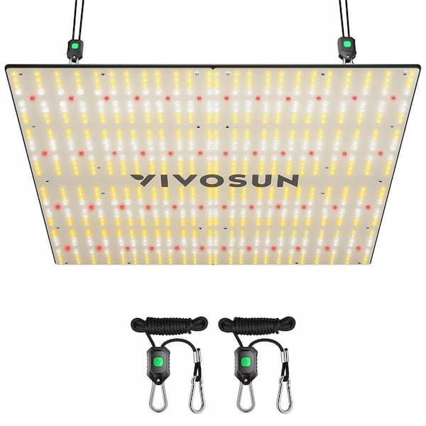 400-Watt Full Specturm LED Grow Light with Full Spectrum Diodes and Brand Driver, Bright White