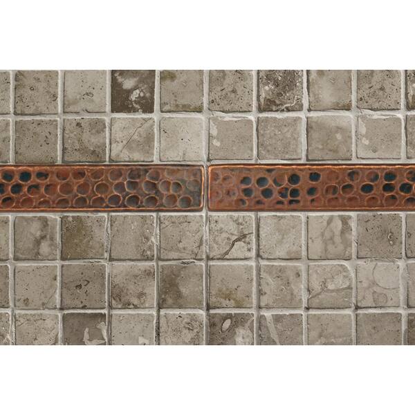 Premier Copper Products in. x in. Hammered Copper Decorative Wall Tile  in Oil Rubbed Bronze (8-Pack) T18DBH_PKG8 The Home Depot