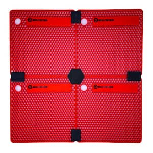 4 Pack Organizer with Modular System Red