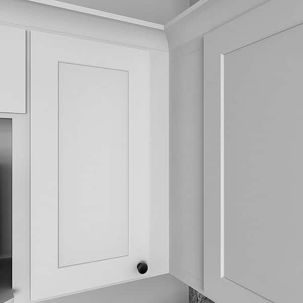 3 in. W x 42 in. H x 0.75 in. D in White Shaker Wall Filler