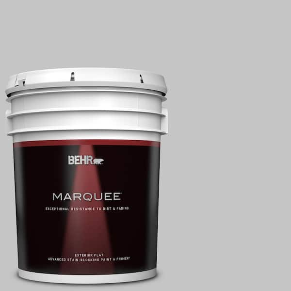 BEHR MARQUEE 5 gal. #T15-6 Dreamscape Gray Flat Exterior Paint & Primer