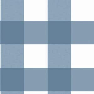 A-Street Prints Scarborough Light Blue Striated Plaid Wallpaper 2927-80912  - The Home Depot