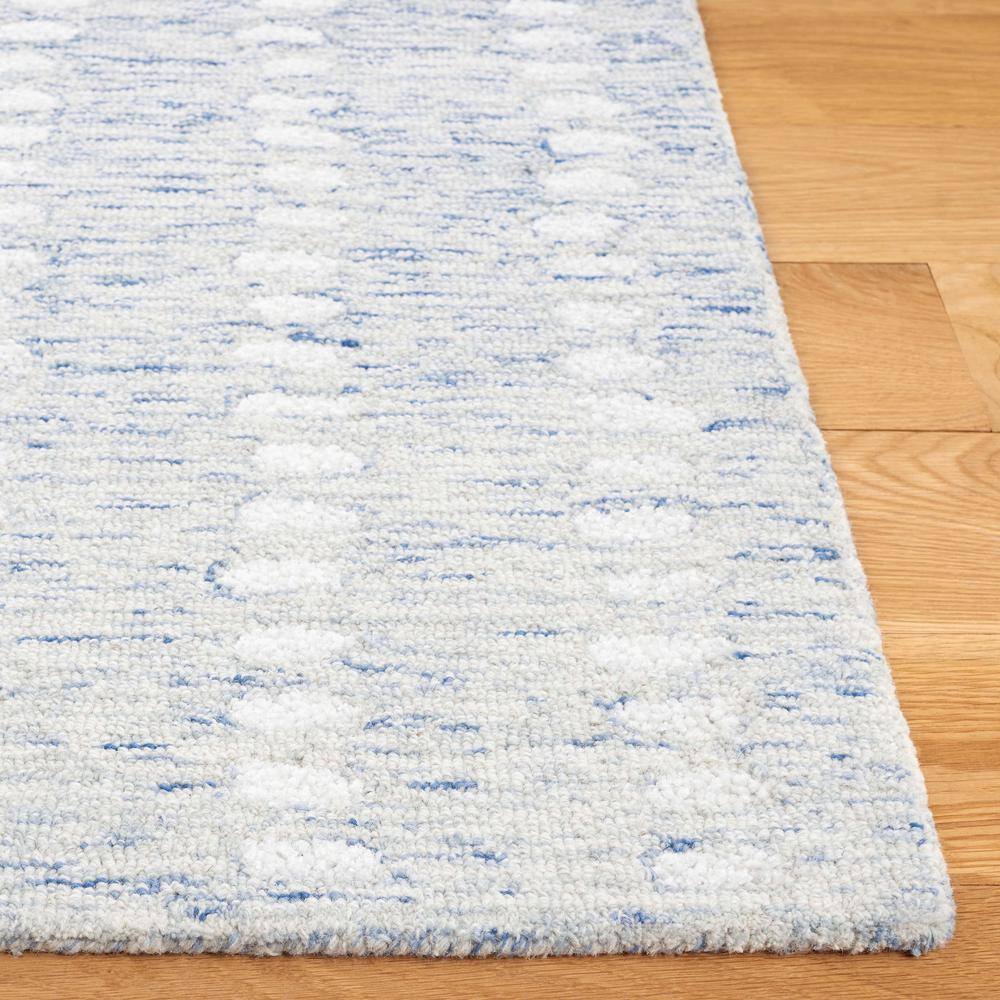 SAFAVIEH Abstract Madrid Striped Geometric Area Rug, Blue/Ivory, 3' x 5'