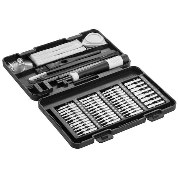 59-Piece Small Precision Screwdriver Set with Bits, Tweezer for Men, Mini Cleaning Repair Tool Kit for iPhone phillips