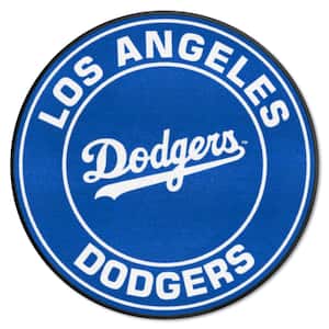 Los Angeles Dodgers Blue 2 ft. x 2 ft. Round Area Rug