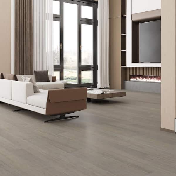 SELKIRK FLOORS Strand Woven Modest Slate 1/2 in. T x 5 in. W x 72