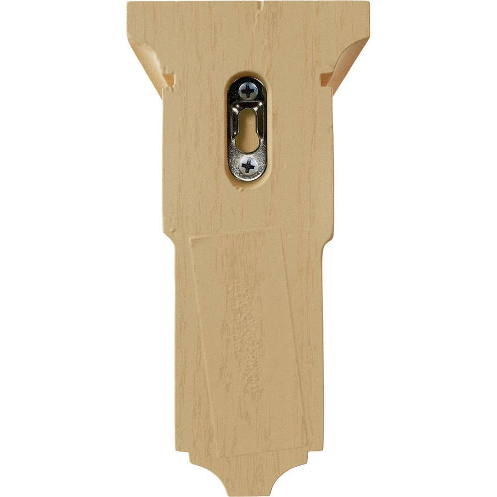Maple Wood Hand-Carved 8" Decorative Corbel