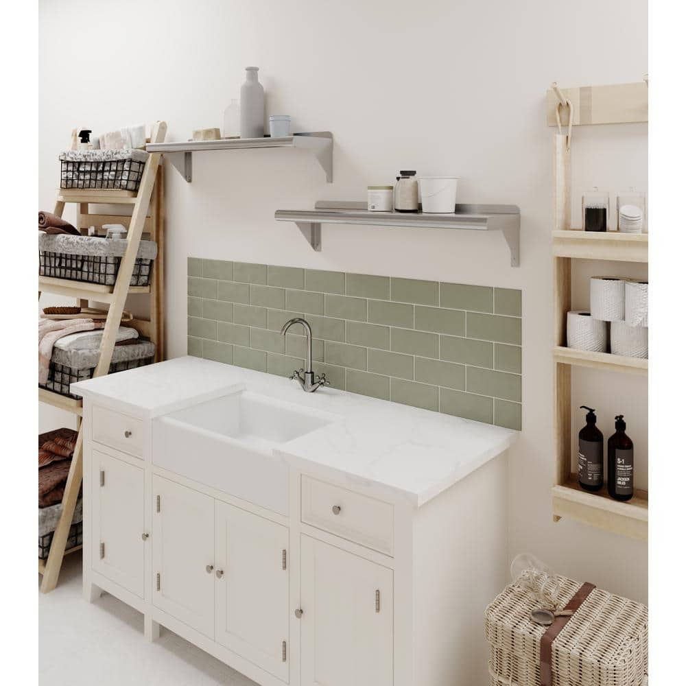30" Stainless Steel Wall Shelf with Brackets