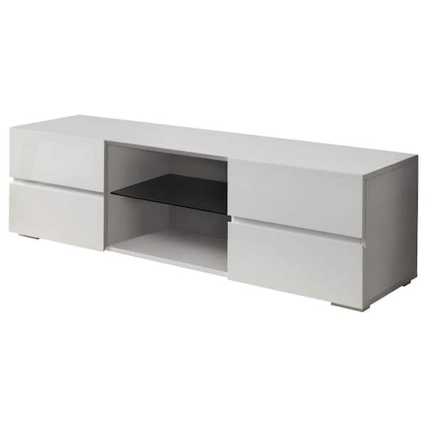 Coaster white deals tv stand