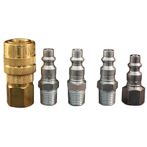 1/4 in. NPT M Style Coupler and Plug Air Tool Fitting Kit