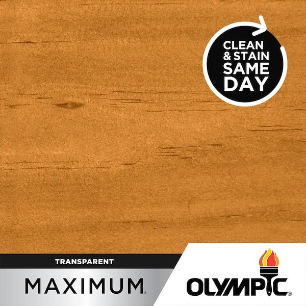 Olympic Maximum 5 gal. Cedar Exterior Stain and Sealant in One Low VOC