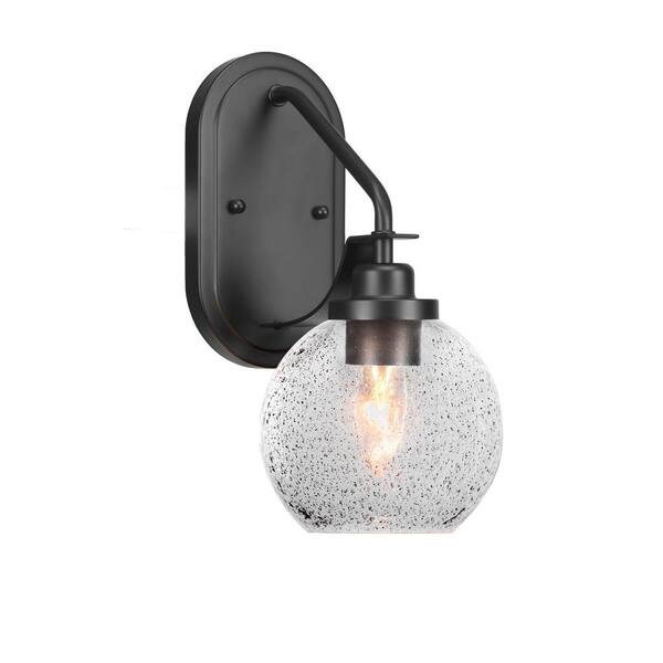 Unbranded Monroe 1-Light Matte Black Wall Sconce