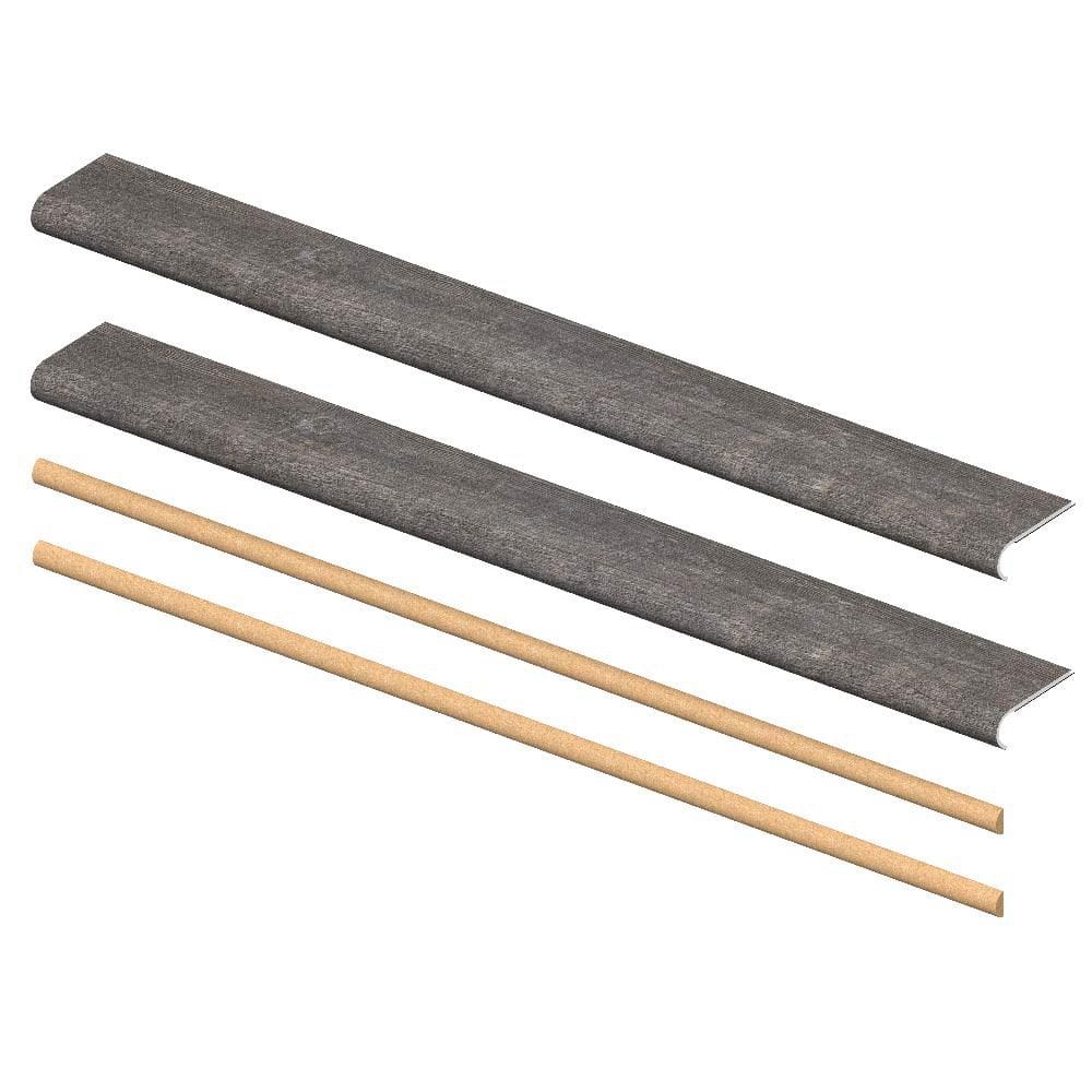 Bradbury Hill Wood 6.5mm x 46in x 5in Exact Match Round Nose Open Stair Return/Landing Kit (2-Pack) price history on PriceWatchPro