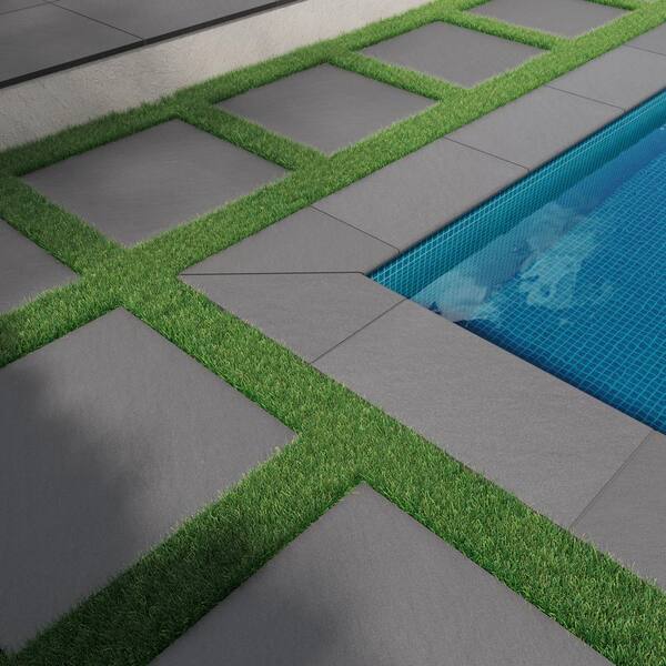 MSI Tru Blue Stone 2 cm x 24 in. x 24 in. Matte Porcelain Paver Tile (8 sq. ft./Case)