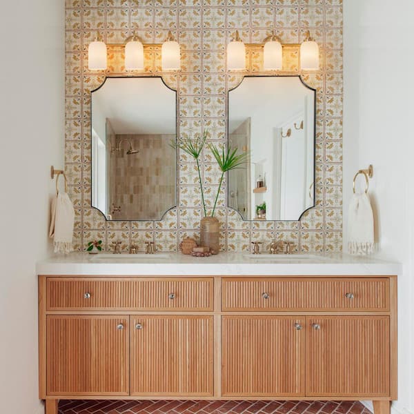 EDISLIVE Lueck 20 in. 3-Light Brushed Gold Bathroom Vanity Light