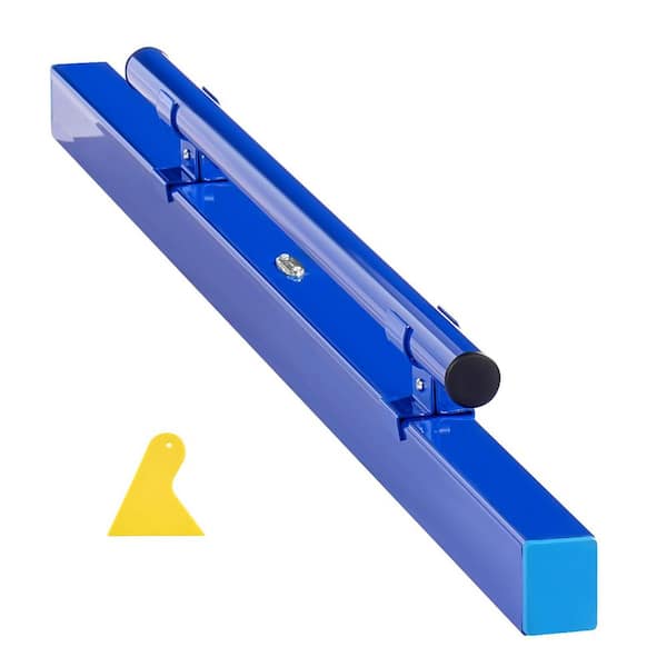 Concrete Screed, 47.44 in. Screed with Level Vial, Easy Cleanup and End Cap Design, Finishing Trowel w/ Aluminum Handle